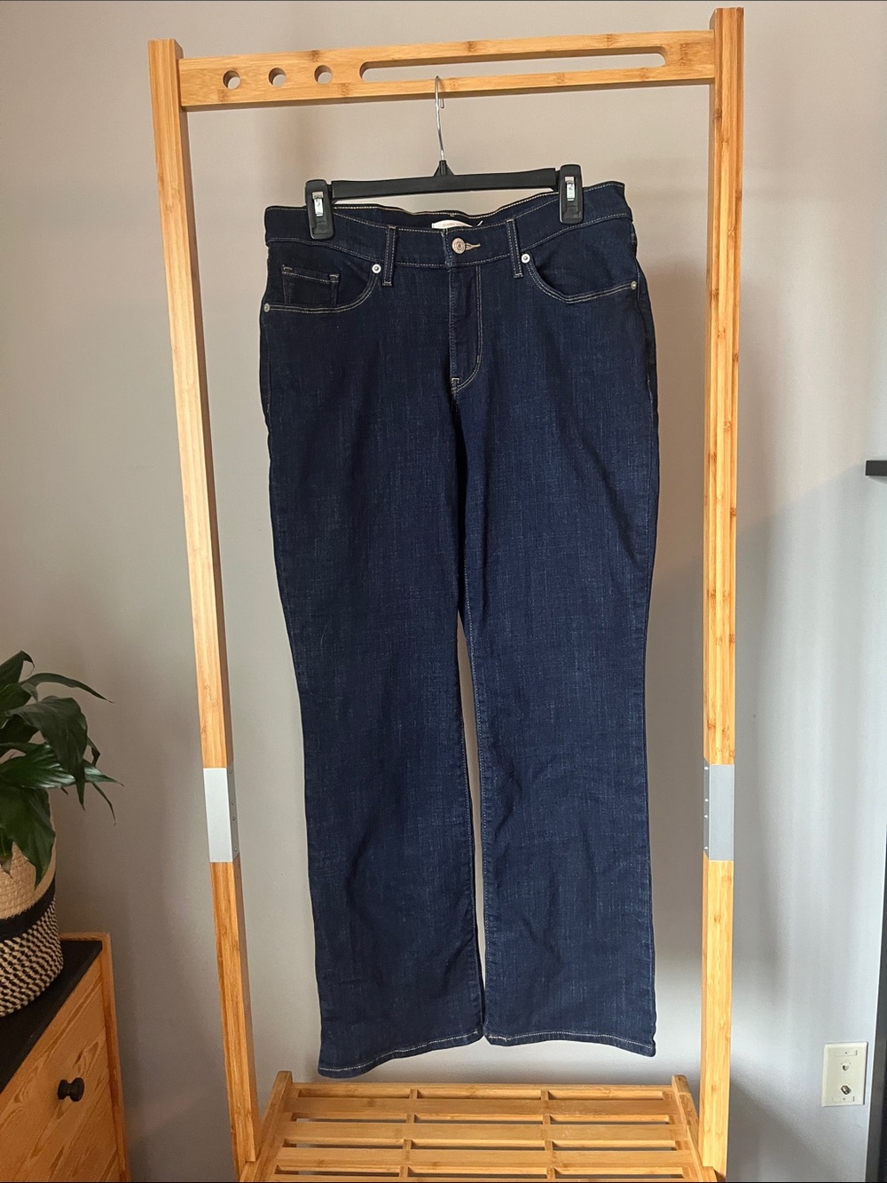Levi's Dark Blue Boot-Cut Jeans